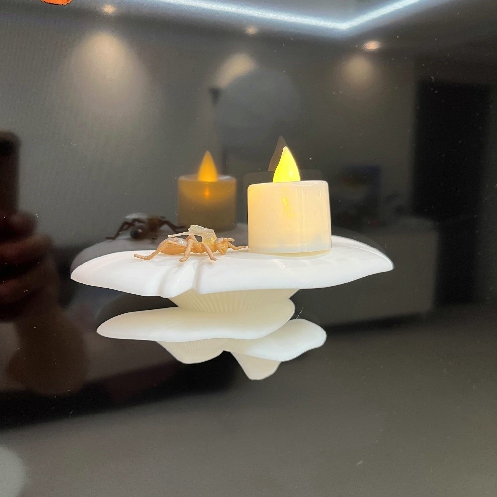 Office Furniture And Desks - 3D Printed Small Mushroom Stand Wall-Mounted