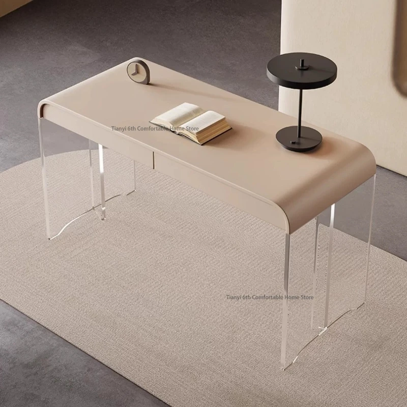 Office Furniture And Desks - Italian Minimalist Desk Nordic Creative Acrylic