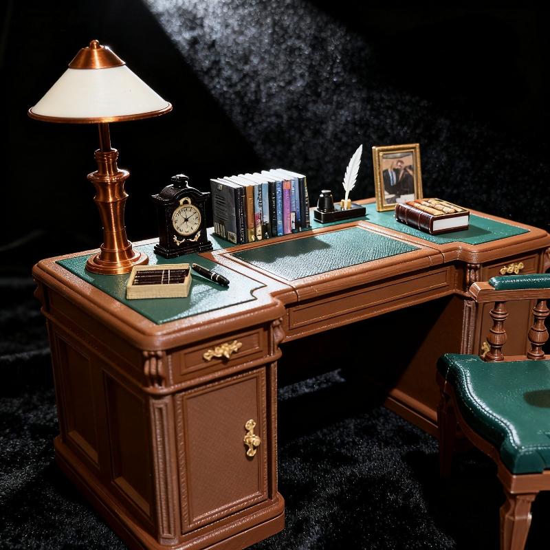 1:12 Scale Dollhouse Mini Vint - Office Furniture And Desks ulasan dan harga