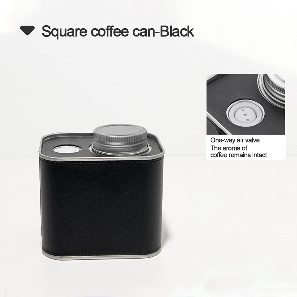 Coffee Bean Airtight Cans Outd - Locker Storage Metal ulasan dan harga