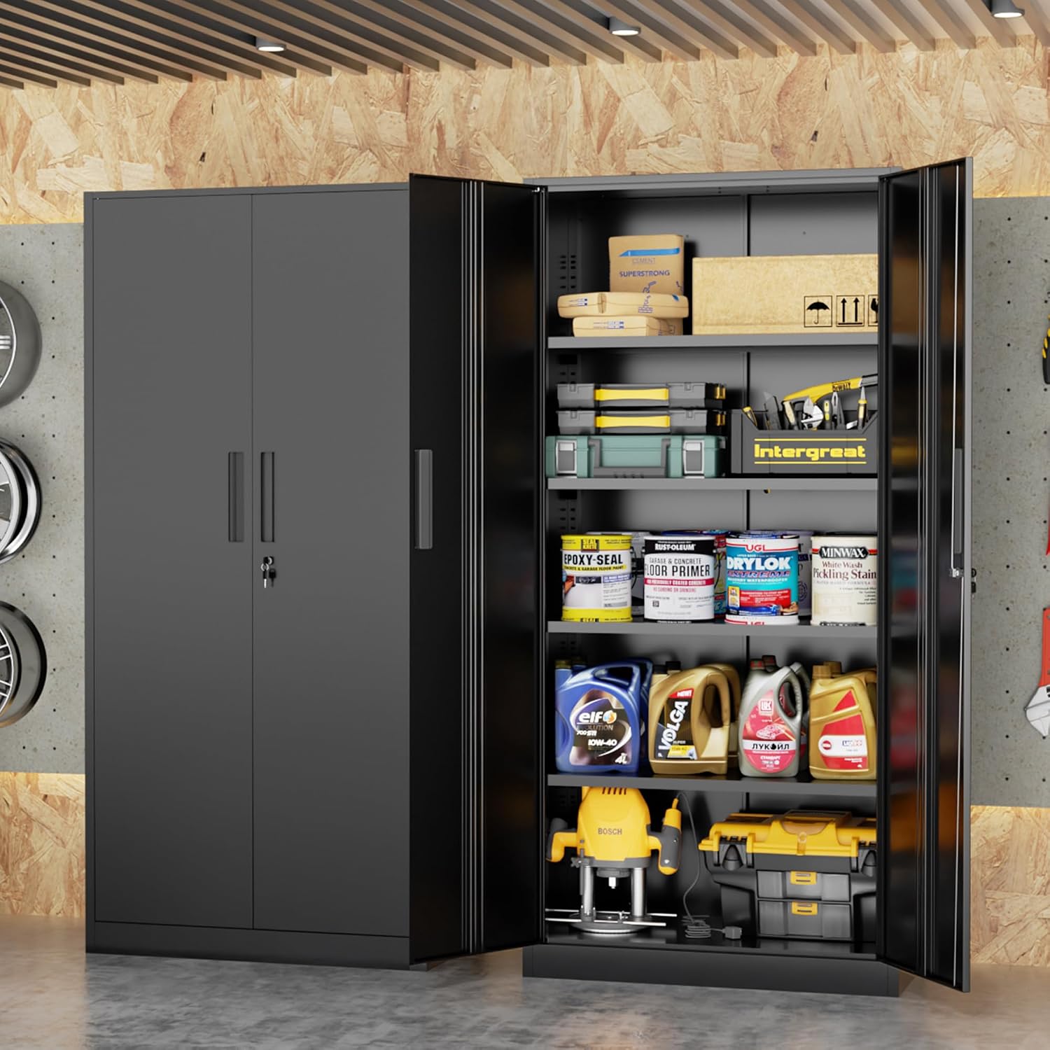 Tall Metal Storage Cabinet Org - Locker Storage Metal ulasan dan harga