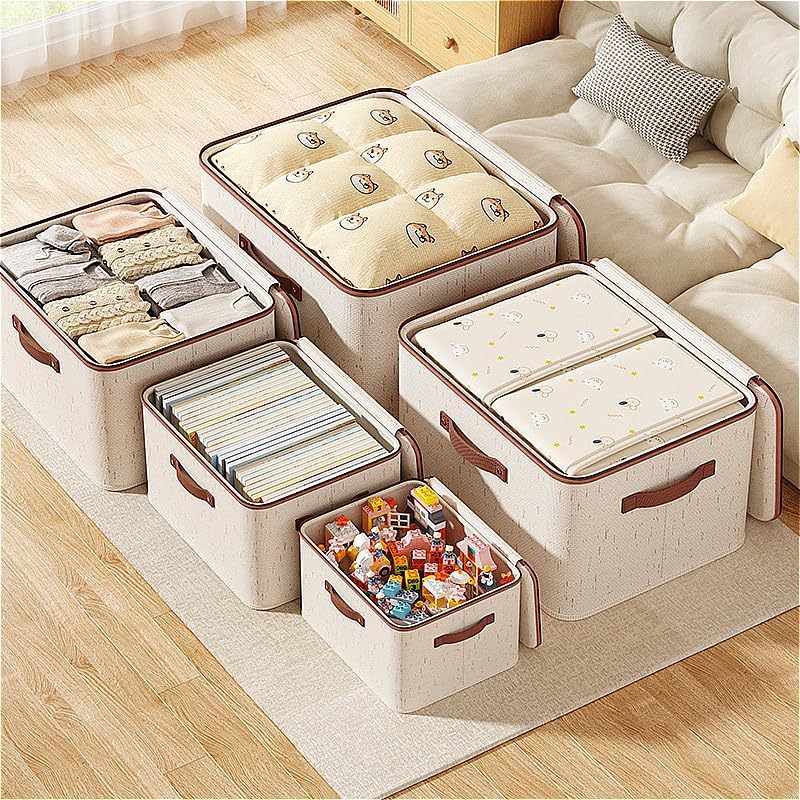 Storage Bin with Lid Fabric st - Locker Storage Metal ulasan dan harga