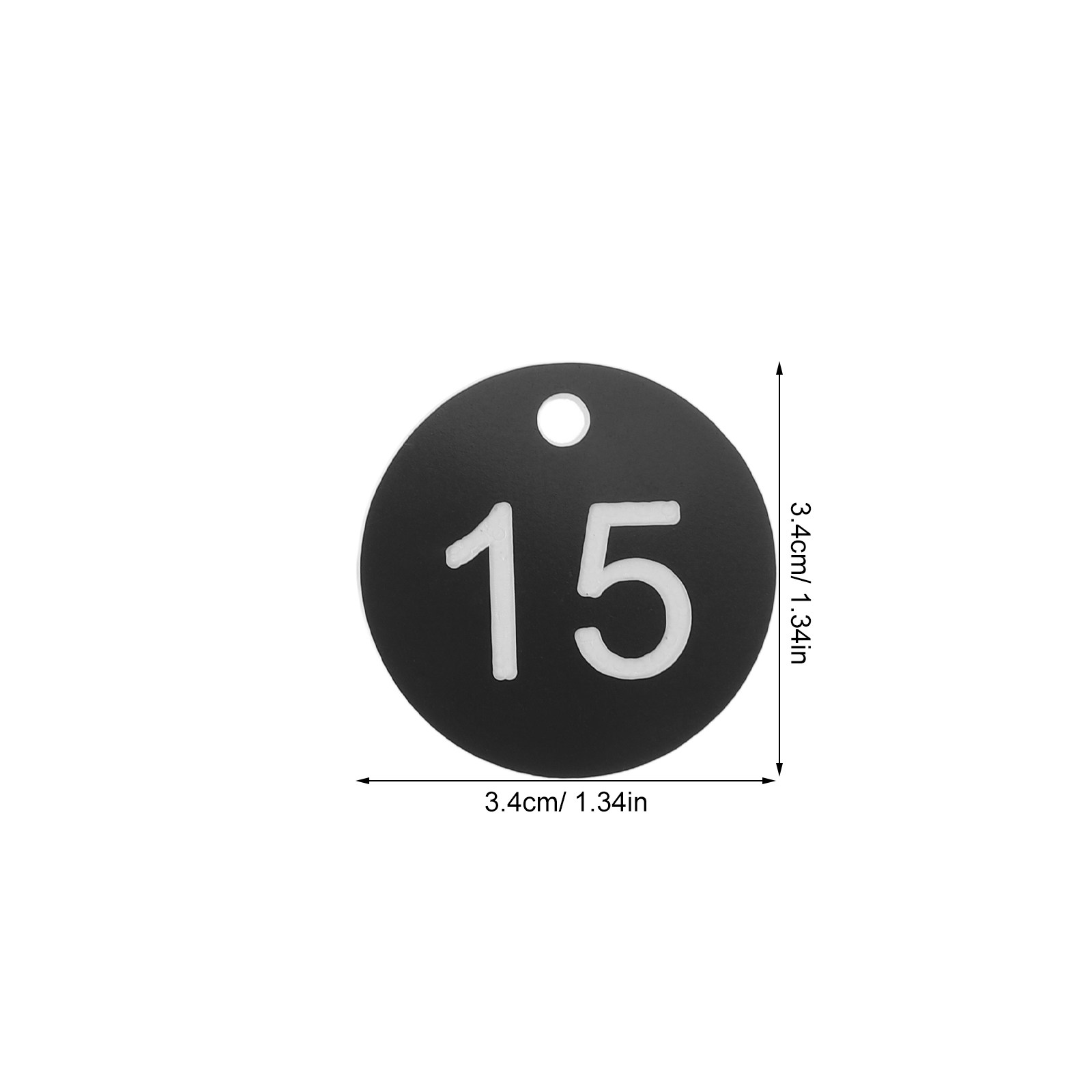 30Pcs Number Tags Metal Number - Locker Storage Metal ulasan dan harga