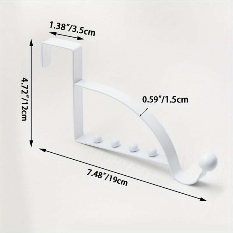1PC Door Rear Hook Clothes Coa - Locker Storage Metal ulasan dan harga