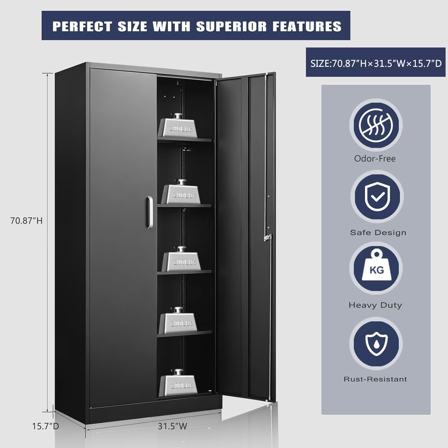 Metal Storage Cabinet With Adj - Locker Storage Metal ulasan dan harga